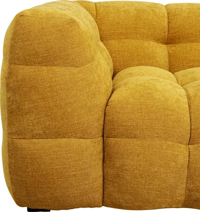 Sofa 3-osobowa SALAMANCA - żółty