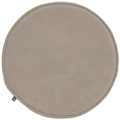Welurowa poduszka na krzesło RIMCA 35 cm - ciemny beżowy