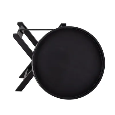 Stolik kawowy FREYA 40x39 cm - czarny