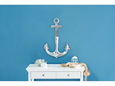 Dekoracja ścienna ANCHOR 70 - srebrny