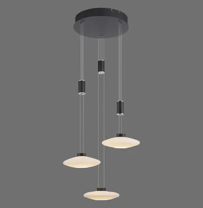 Lampa wisząca LAUTADA 2082-18 - czarny