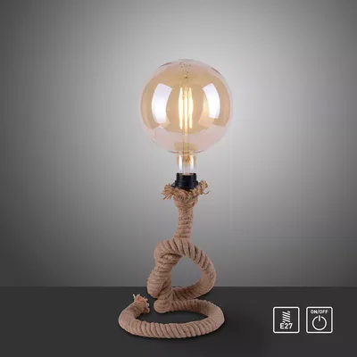 Lampa stołowa ROPE 15480-18 - naturalny