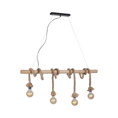 Lampa wisząca ROPE 15483-18 - naturalny