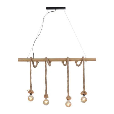 Lampa wisząca ROPE 15483-18 - naturalny