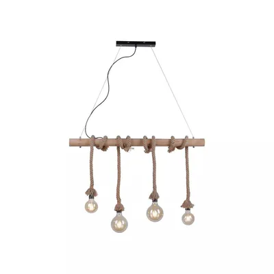 Lampa wisząca ROPE 15483-18 - naturalny