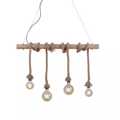 Lampa wisząca ROPE 15483-18 - naturalny