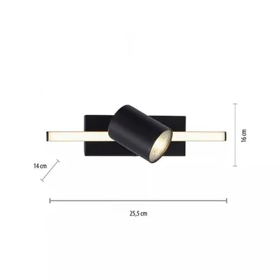Lampa sufitowa BARIK 6523-18 - czarny