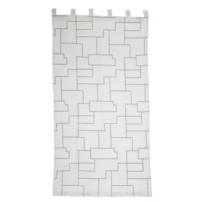 Zasłona bawełniana LYRIA 115x215 - biały