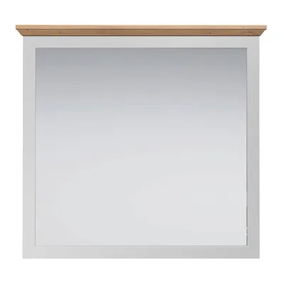 Lustro wiszące LANDSIDE Garderoba - jasnoszary/dąb artisan