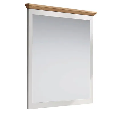 Lustro wiszące LANDSIDE Garderoba - jasnoszary/dąb artisan