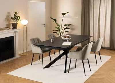 Stół rozkładany IRWINE 200/240x100 - czarny