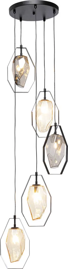 Lampa wisząca DIAMOND FEVER SPIRAL - czarny