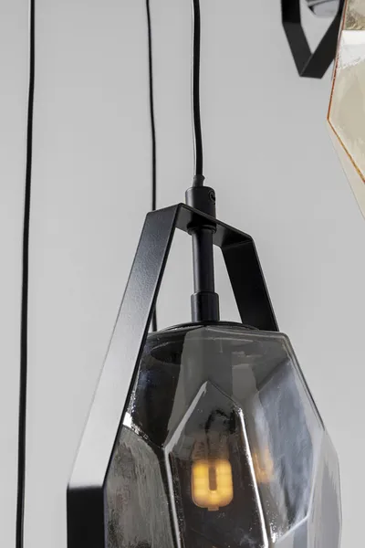 Lampa wisząca DIAMOND FEVER SPIRAL - czarny
