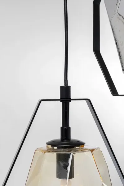 Lampa wisząca DIAMOND FEVER SPIRAL - czarny
