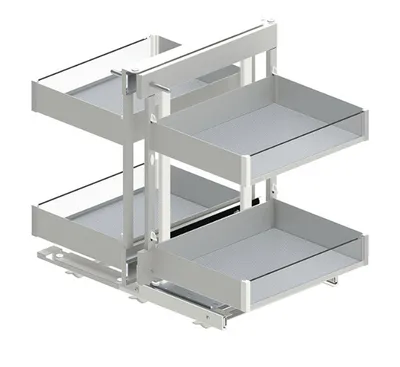 MAXIMA PURO Corner Comfort 800 lewy metal/szkło biały mat/bezbarwny
