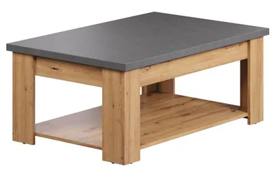 Stolik kawowy FOLLOW 120x67 - dąb artisan/matera