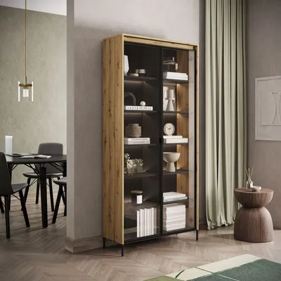 Witryna 2-drzwiowa TREND TR-07 - dąb artisan