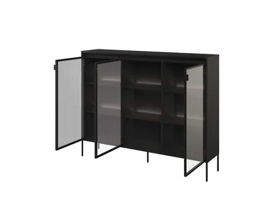 Witryna niska TREND TR-08 - czarny