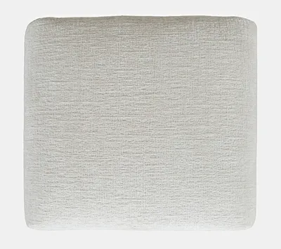 Ławka tapicerowana LEITH 53 cm - jasny beżowy