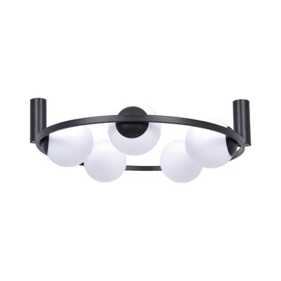 Lampa sufitowa ORBIT 5 5009 - czarny/biały
