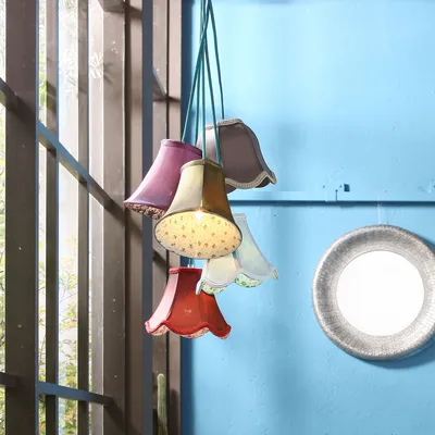 Lampa wisząca SALOON FLOWERS 5 - multikolor
