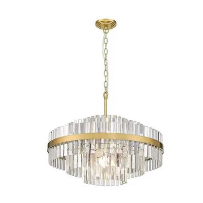 Lampa wisząca CONSTANTINOPLE P0567-12A-2GAC - szczotkowany mosiądz
