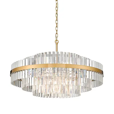 Lampa wisząca CONSTANTINOPLE P0567-16A-2GAC - szczotkowany mosiądz