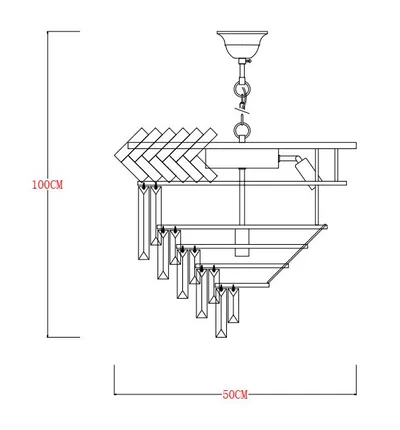Lampa wisząca LYON 23910/9 - złoty