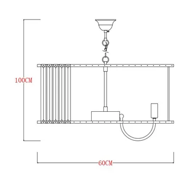 Lampa wisząca PARIS 1906/10 - złoty