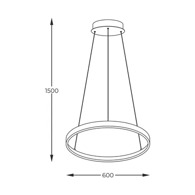 Lampa wisząca BRENO 2023201-GD60 - złoty