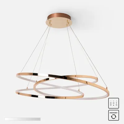 Lampa wisząca CHOLET MD7360-1A-3GT - złoty
