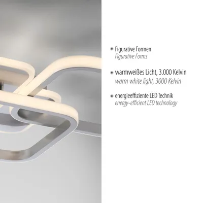 Lampa sufitowa SEVENT 14117-55 - stalowy