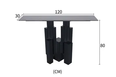 Konsola MODIG 120 cm - czarny
