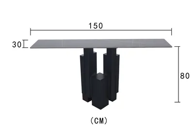 Konsola MODIG 150 cm - czarny