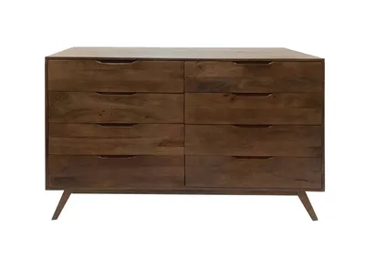 Komoda drewniana z szufladami STOCKHOLM ST-22-MWL - orzech