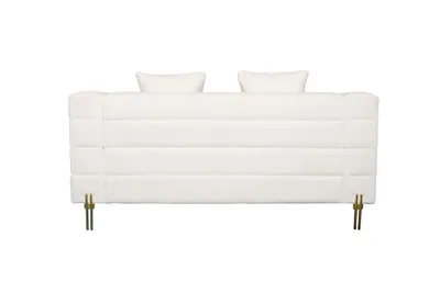 Sofa 2-osobowa NUA N49 bouclé - złamana biel