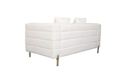 Sofa 2-osobowa NUA N49 bouclé - złamana biel