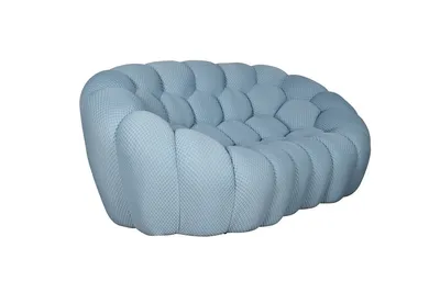 Sofa 2-osobowa NUA - niebieskoszary