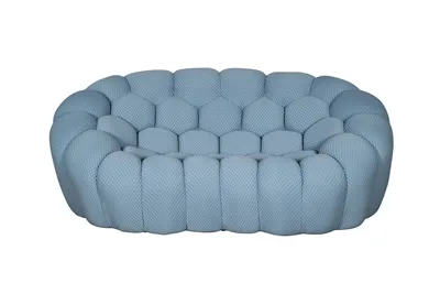 Sofa 2-osobowa NUA - niebieskoszary
