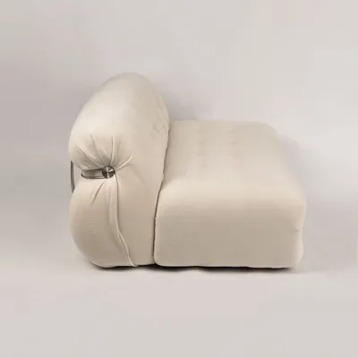 Sofa 3-osobowa NUA N59 bouclé - złamana biel