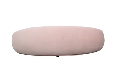 Sofa NUA N77 welur - różowy