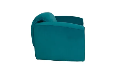 Fotel welurowy NUA N78 - morski