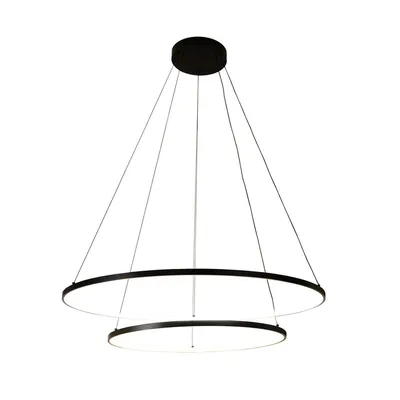 Lampa wisząca HORIK PEN89424-60+90BK - czarny
