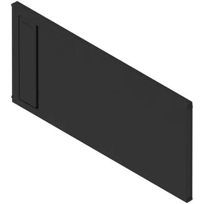 AMBIA-LINE listwa poprzeczna, do LEGRABOX/MERIVOBOX do szuflady z wysokim frontem (ZC7F400RSP), tworzywo+czarny mat*P/U: 24