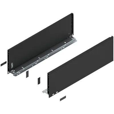 Bok szuflady LEGRABOX, wysokość C (177 mm), dł.=550 mm, lewy/prawy, do LEGRABOX pure+czarny mat*P/U: 1/5