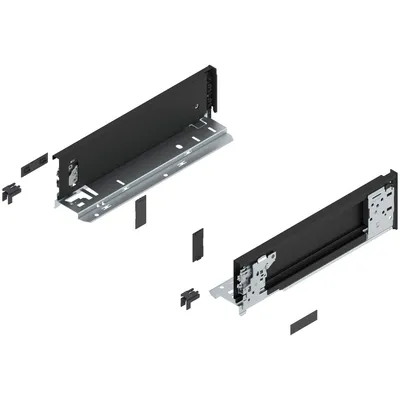 Bok szuflady LEGRABOX (wewnętrzny), wysokość M (90.5 mm), dł.=300 mm, lewy/prawy, do LEGRABOX pure+czarny mat*P/U: 1/5