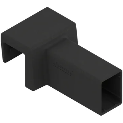 Uchwyt relingu poprzecznego AMBIA-LINE do Legrabox Pure - czarny / wys. 23.5 mm