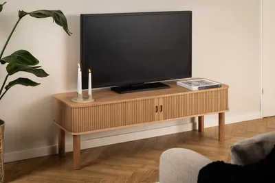 Szafka RTV 2-drzwiowa LANGLEY - dąb