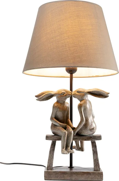 Lampa stołowa ANIMAL BUNNY LOVE - brązowy
