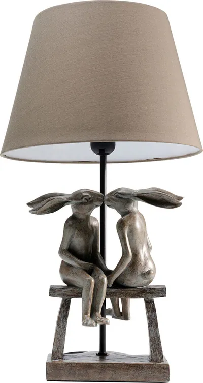 Lampa stołowa ANIMAL BUNNY LOVE - brązowy